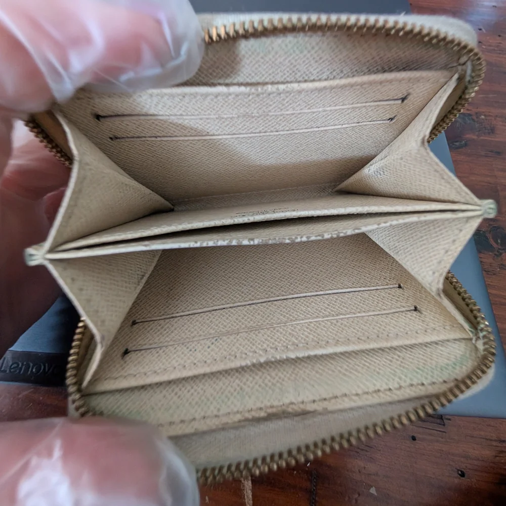 Louis Vuitton Damier Azur Canvas Zippy Coin Purse